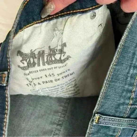 Urban Renewal Vintage Remade Levi's Mini Wrap Skirt Small NWT - Picture 8 of 9